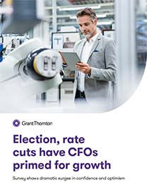 Election, rate cuts have CFOs primed growth